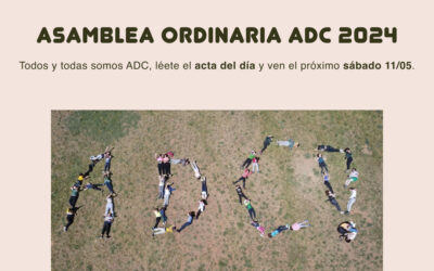 Asamblea general ordinaria ADC 2024 | 11 de maig