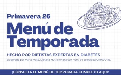 Menú de Primavera 2026
